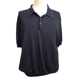Allora Black Polo Shirt